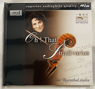 CD FIM XRCD Linda Rosenthal – Oh! That Stradivarius запечатан