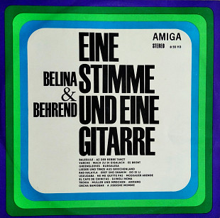Belina & Behrend – Eine Stimme Und Eine Gitarre