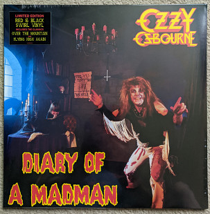Ozzy Osbourne "DILARY of a MADMAN". Limited edition.Red& Black Swirl vinyl.