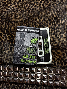 4 Way Of Destruction - Sete Star Sept/ Takashi Ohkawa / Scab Addict / Nihilist Holiday (cs, 2015)