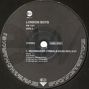 London Boys – Moonraker 1992 Maxi single 45rpm