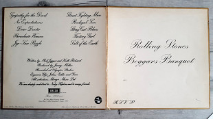 THE ROLLING STONES BEGGARS BANQUET ( BOXED DECCA SKL 4966 XZAL - 8576-1K / XZAL - 8577-1K ) G/F 1968
