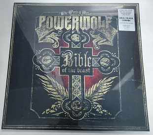 POWERWOLF "Bible Of The Beast" 12"LP gold / black corona vinyl