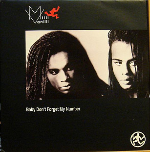Milli Vanilli – Baby Don't Forget My Number, UK 12 Maxi Single NM-