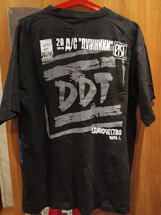 Футболка ddt ддт единочество ч. 1 туровая l б\у