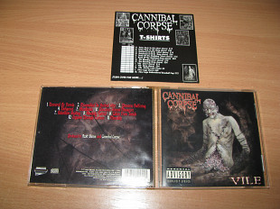 CANNIBAL CORPSE - Vile (1996 Metal Blade 1st press, USA) Signed by Jack Owen