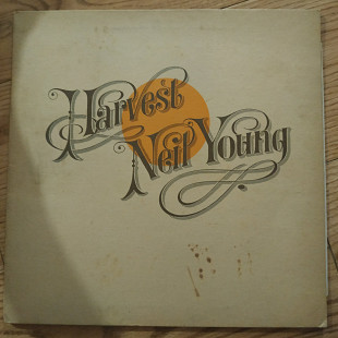 Neil Young Harvest UK first press lp vinyl poster