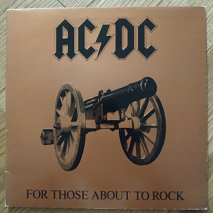 AC DC For Those About To Rock UK first press lp vinyl acdc