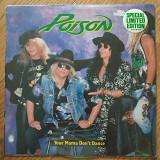Poison Your Mama Don't Dance UK first press limited edition poster sleeve green vinyl