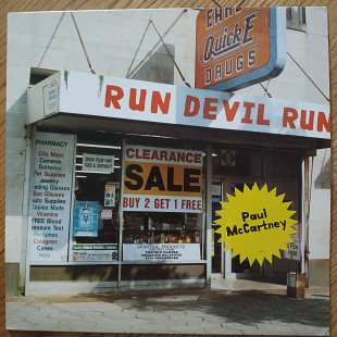 Paul McCartney Run Devil Run UK first press lp vinyl