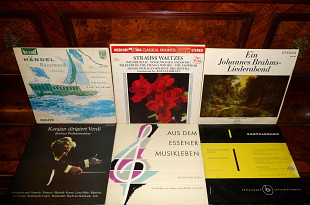 Виниловые пластинки (RARE) =CLASSIC Collection – VERDI, STRAUSS, MOZART, BRAHMS, HANDEL= (6-LP)