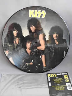 Kiss Crazy Nights LP оригинал USA 1987 пластинка NM Picture Disc Limited Edition