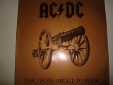 AC/DC- For Those About To Rock (We Salute You) 1981 (Embossed cover) Orig. Canada Rock Hard Rock