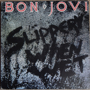 Bon Jovi – Slippery When Wet (Mercury – 830 264-1, Italy) inner sleeve EX+/EX+