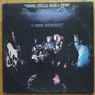 Crosby Stills Nash and Young Four Way Street UK first press 2 lp vinyl