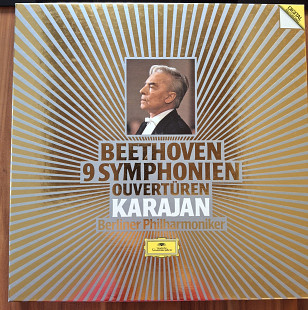 Beethoven , Karajan - 9 Symphonien , Ouvertüren Box 7 LP NM/NM