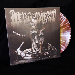 Devourment - Obscene Majesty (tri color merge splatter)