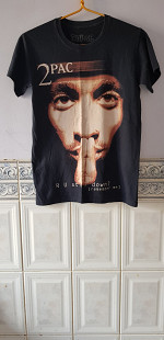 Футболка "2pac" (100% cotton, S, Honduras) б/у