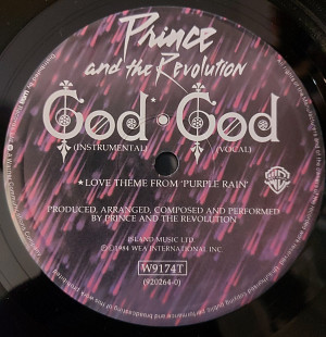 Prince And The Revolution – Purple Rain (12", 45 RPM) 1984 UK