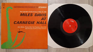 MILES DAVIS MILES DAVIS AT CARNEGIE HALL ( CBS 85554 A1/B1 ) REISSUE 1961 HOLL