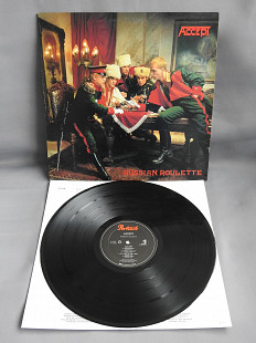 Accept Russian Roulette LP 1986 USA пластинка 1 press NM оригинал