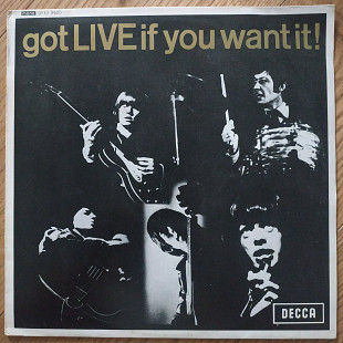 Rolling Stones Got Live If You Want It UK press ep vinyl