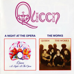 QUEEN CD «A Night At The Opera / The Works» ℗1975