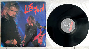 LITA FORD DANCIN' ON THE EDGE ( MERCURY SRM-1-4094 A/B2 ) SCHRINK 1984 CANADA