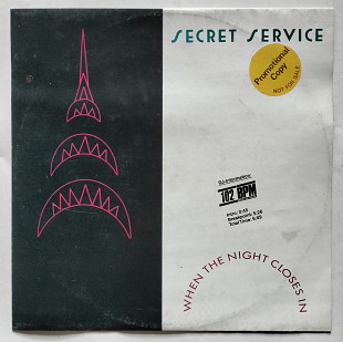 SECRET SERVICE * When The Night Closes In * 86 Germany, Teldec 6.20523, 12", 45RPM Maxi -Single , Ori