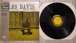 MILES DAVIS & MILT JACKSON QUINTET/SEXTET ( PRESTIGE OJC-012 ) REISSUE , OBI 1955 US