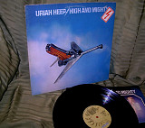 URIAH HEEP HIGH MIGHTY 1976 BRONZE Spain EX - / EX +
