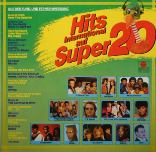 ADRIANO CELENTANO, F.R.DAVID, TACO «Hits International Auf Super 20» ℗1983