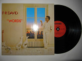 F-R David ‎-Words- 1982 *Оригинал (Club Edition) NM/NM - Платівка