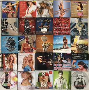 25 ліцензійних CD одним лотом - серія Nostalgie 70, 80, 90 ' x та інші