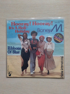 МИНЬОН - Boney M. – Hooray! Hooray! It's A Holi-Holiday, 1979, Hansa – 100 444, оригинал - Germany (