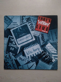 Victory – That's Live, 1988, Metronome – 835 884, оригинал - Germany (ЕХ, ЕХ+/ЕХ+) - 500 (Hard Rock,