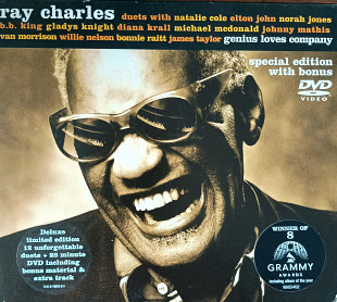 Ray Charles* Genius loves company*(cd+dvd) фирменный