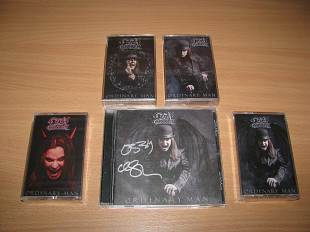 OZZY OSBOURNE - Ordinary Man 4 MC + CD (hand signed) Collector Bundle