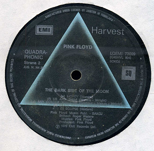 PINK FLOYD - THE DARK SIDE OF THE MOON LOEMI 73009 YUGOSLAVIA 1973