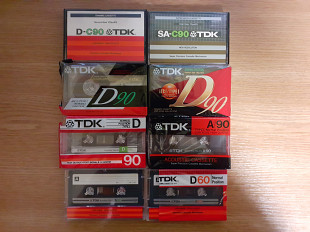 Аудиокассеты TDK , в отличном коллекционном состоянии