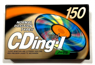 Аудіокасета TDK CDing-I 150 Type I NORMAL position cassette касета