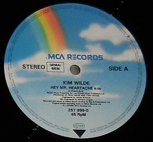 Kim Wilde – Hey Mister Heartache 1988 (Europe) EX