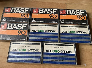 Аудиокассеты Basf+TDK(8 шт лот)