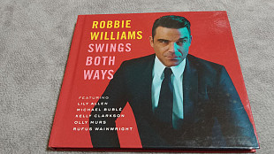 Robbie williams - swing both ways. фирменный cd + dvd диджибук