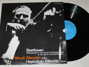 Пластинка Иегуди Менухин / Beethoven, Yehudi Menuhin, Hephzibah Menuhin – Violinsonaten (ETERNA) Ех+