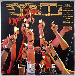 Y & T / Yesterday & Today - Open Fire - 1985. (LP). 12. Vinyl. Пластинка. Yugoslavia