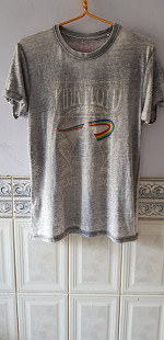 Футболка "Pink Floyd" (35% cotton/65% polyester, M, Bangladesh) б/у