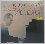 Frederic Chopin, Maurizio Pollini – Etudes Op. 10 & Op. 25 LP 12" (Прайс 48458)
