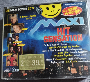 CD MAXI HIT SENSATION • Die Maxi Power CD's 1989 (Germany)