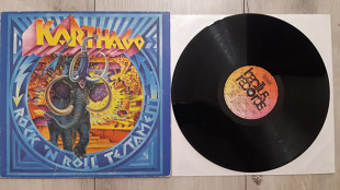 KARTAGO ( HARD, PROG ROCK ) ROCK'N'ROLL TESTAMENT ( BACILUS / BELLAPHON BLPS 19201Q ) DIE CUT COVER G